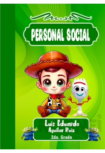 Toy Story Verde Portada Personal Social